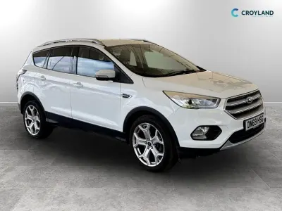 Used Ford Kuga Titanium 150 HP (110 kW) 2019 White SUV