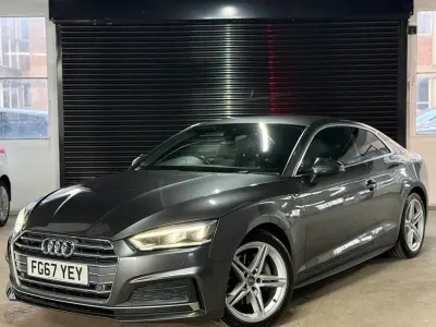Used Audi A5 S-Line 190 HP (139 kW) 2017 Grey Coupe