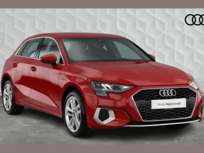Used Audi A3 Sport 150 HP (110 kW) 2023 Red Sedan