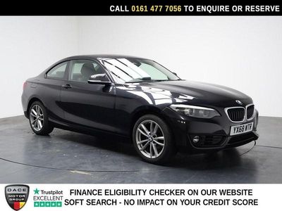 Used BMW 218 Sport Line 136 HP (100 kW) 2018 Black Coupe