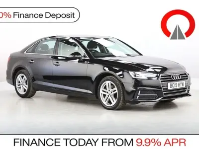 Used Audi A4 Comfort 150 HP (110 kW) 2019 Black Sedan
