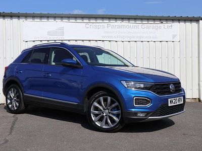 Blue Used 2020 VW T-Roc SEL SUV | £17,795 (Fair price)
