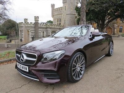Red Used 2020 Mercedes E350 AMG line Cabriolet | £26,990 (A bit pricey)