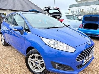 Used Ford Fiesta Zetec 82 HP (60 kW) 2013 Blue Hatchback