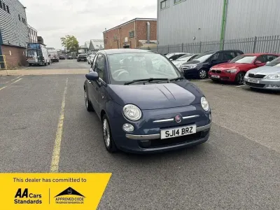 Usado Fiat 500 Lounge 69 HP (50 kW) 2014 Azul Citadino