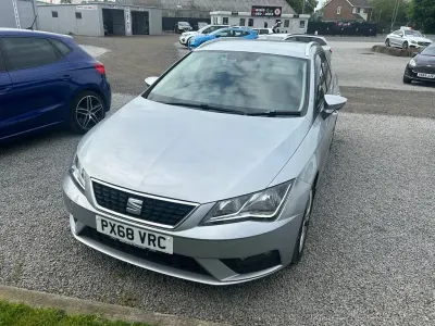 Begagnad Seat Leon ST SE Dynamic 110 HK (80 kW) 2018 Silver Kombi