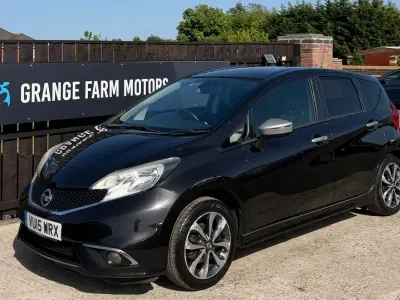Used Nissan Note N-TEC 80 HP (58 kW) 2015 Black Hatchback