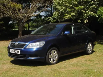 Used Skoda Octavia SE 122 HP (89 kW) 2009 Blue Hatchback