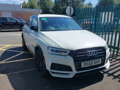 Used Audi Q3 Black Edition 150 HP (110 kW) 2018 White SUV