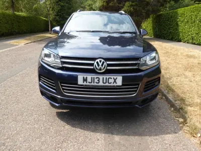 Used VW Touareg R-line 245 HP (180 kW) 2013 Blue SUV
