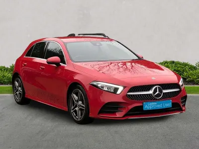 Used Mercedes A180 AMG line 2019 Red Hatchback