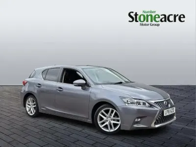 Used Lexus CT200h Luxury Line 136 HP (100 kW) 2018 Grey Hatchback
