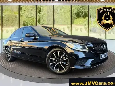 Używany Mercedes C220 SE 194 KM (142 kW) 2018 Czarny Sedan/Limuzyna