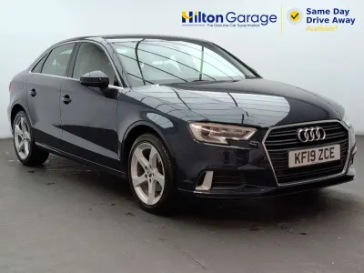 Used Audi A3 Sport 150 HP (110 kW) 2019 Blue Sedan