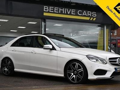 Begagnad Mercedes E220 AMG 170 HK (125 kW) 2014 Vit Sedan