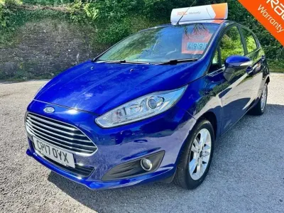 Used Ford Fiesta Zetec 100 HP (73 kW) 2017 Blue Hatchback