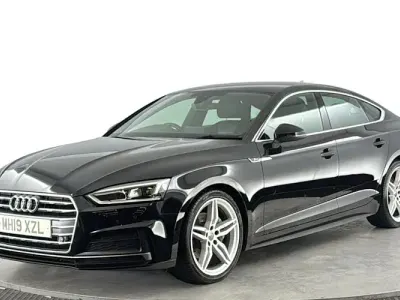 Used Audi A5 Sportback S-Line 190 HP (139 kW) 2019 Black Hatchback