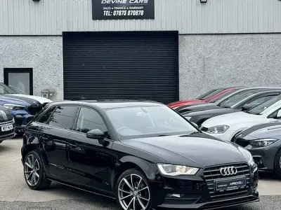Used Audi A3 2014 Black Hatchback