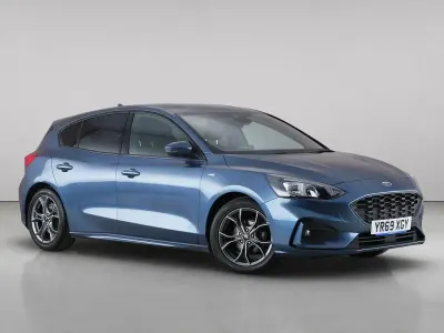Used Ford Focus ST-Line 125 HP (91 kW) 2019 Blue Hatchback