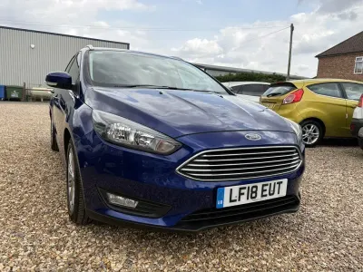 Used Ford Focus Zetec 2018 Blue Estate