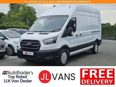 Used Ford Transit 130 HP (95 kW) 2023 White Van