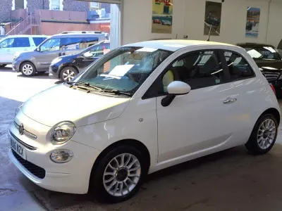 Used Fiat 500 Pop Star 69 HP (50 kW) 2016 White Hatchback