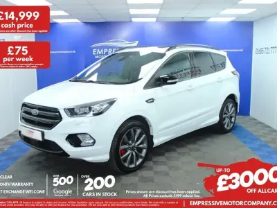 Begagnad Ford Kuga ST-Line 180 HK (132 kW) 2019 Vit SUV
