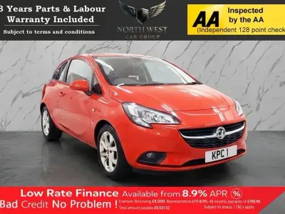 Second-hand Vauxhall Corsa drive 70 CP (51 kW) 2015 Roșu Hatchback