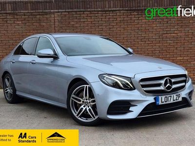 Silver Used 2017 Mercedes E220 AMG line Sedan | £10,495 (Fair price)