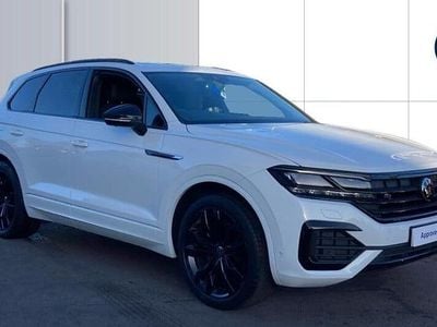 White Used 2022 VW Touareg Black Edition SUV | £41,556 (Fair price)