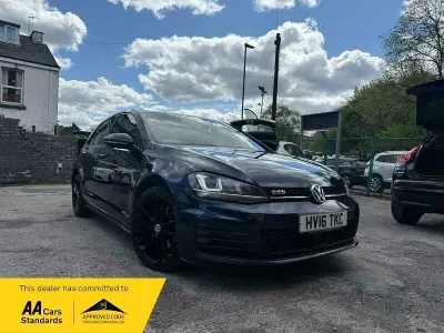 Used VW Golf VII GTD 2016 Blue Hatchback