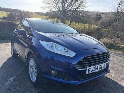 Used Ford Fiesta Titanium 2014 Blue Hatchback