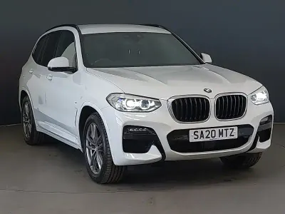 Used BMW X3 M Sport 184 HP (135 kW) 2020 White SUV