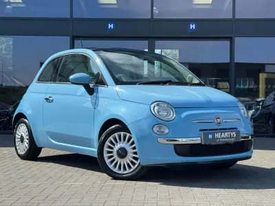 Used Fiat 500 Lounge 69 HP (50 kW) 2012 Blue Hatchback