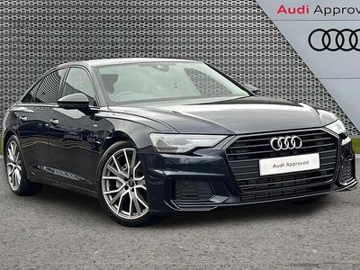 Used Audi A6 Black Edition 200 HP (147 kW) 2023 Blue Sedan