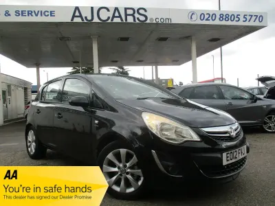 Used Vauxhall Corsa Active 2012 Black Hatchback