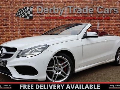 White Used 2014 Mercedes E220 AMG line Cabriolet | £9,990 (A bit pricey)