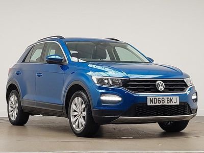 Used VW T-Roc SE 115 HP (84 kW) 2018 Blue SUV