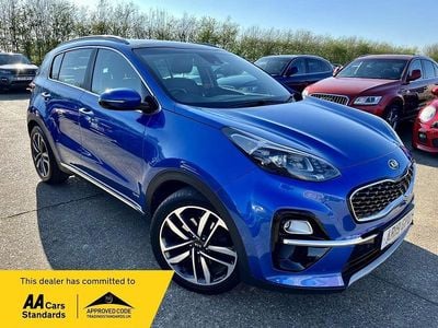Used Kia Sportage 185 HP (136 kW) 2019 Blue SUV