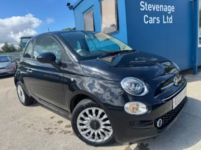 Used Fiat 500 Lounge 70 HP (51 kW) 2020 Black Hatchback
