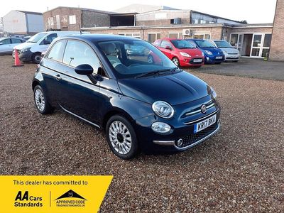 Used Fiat 500 Lounge 69 HP (50 kW) 2017 Blue Hatchback