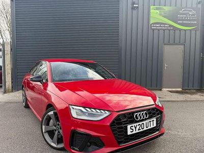Used Audi A4 Black Edition 245 HP (180 kW) 2020 Red Sedan