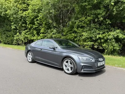 Used Audi A5 S-Line 190 HP (139 kW) 2017 Grey Coupe