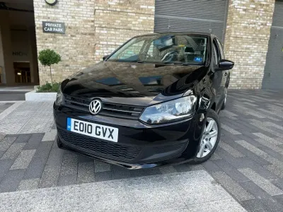 Used VW Polo SE 85 HP (62 kW) 2010 Black Hatchback