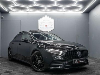 Used Mercedes A180 AMG Line Premium Plus 136 HP (100 kW) 2018 Black Hatchback