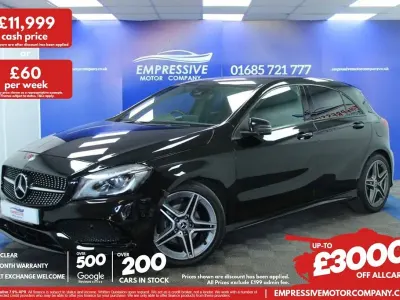Used Mercedes A200 AMG line 2016 Black Hatchback