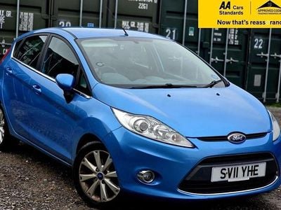 Used Ford Fiesta Zetec 94 HP (69 kW) 2011 Blue Hatchback