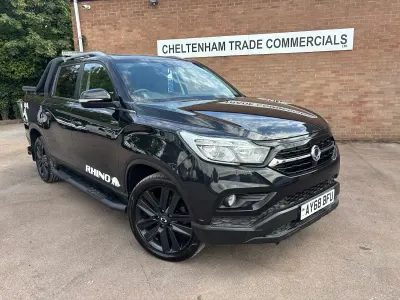 Used SsangYong Musso 181 HP (133 kW) 2018 Black Pickup