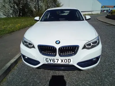 Begagnad BMW 218 Sport Line 2017 Vit Sportkupé