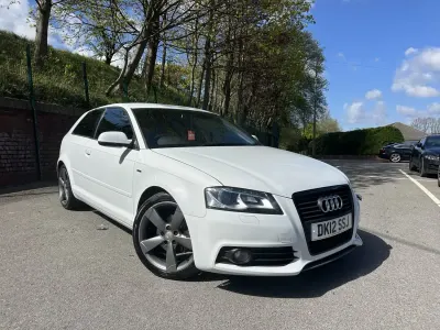 Used Audi A3 Black Edition 2012 White Hatchback